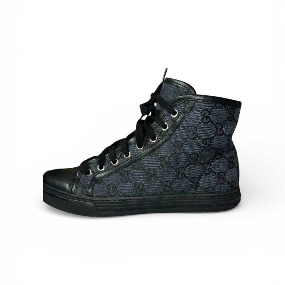 Gucci Black Monogram High-Tops